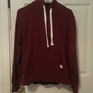 Burgundy hoodie